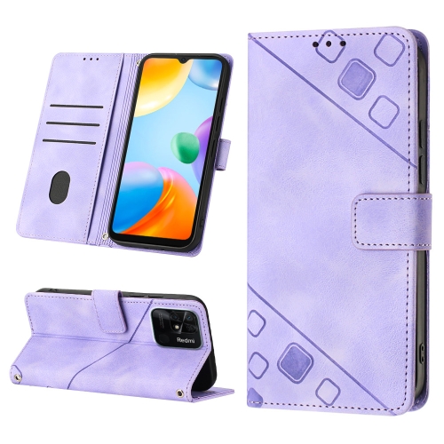 For Xiaomi Redmi 10C 4G Skin-feel Embossed Leather Phone Case(Light Purple)
For Xiaomi Redmi 10C 4G Skin-feel Embossed Leather Phone Case(Light Purple)