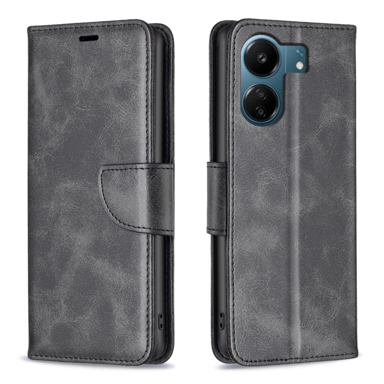 For Xiaomi Redmi 13C Lambskin Texture Pure Color Flip Leather Phone Case(Black)
For Xiaomi Redmi 13C Lambskin Texture Pure Color Flip Leather Phone Case(Black)