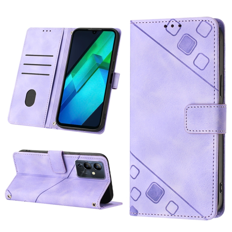 For Infinix Note 12i X6819 Skin-feel Embossed Leather Phone Case(Light Purple)
For Infinix Note 12i X6819 Skin-feel Embossed Leather Phone Case(Light Purple)
