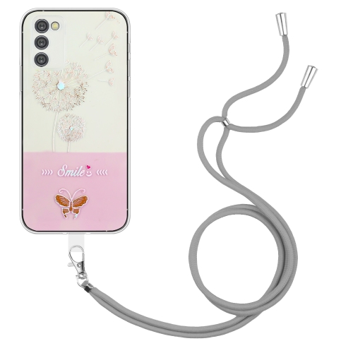 For Samsung Galaxy A54 5G Bronzing Butterfly Flower TPU Phone Case with Lanyard(Dandelions)
For Samsung Galaxy A54 5G Bronzing Butterfly Flower TPU Phone Case with Lanyard(Dandelions)