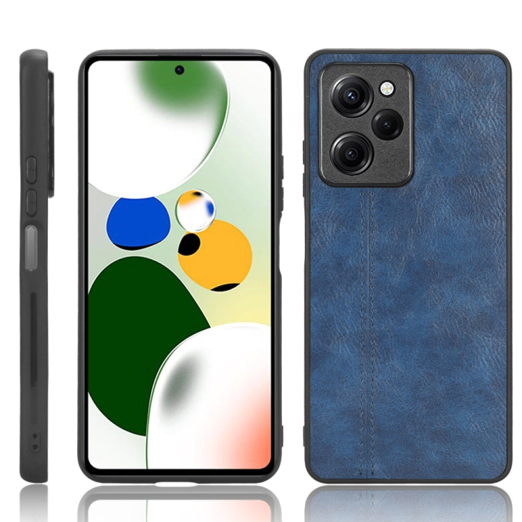 For Xiaomi Redmi Note 12 Pro Speed/Poco X5 Pro 5G Sewing Cow Pattern Skin PC + PU + TPU Phone Case(Blue)
For Xiaomi Redmi Note 12 Pro Speed/Poco X5 Pro 5G Sewing Cow Pattern Skin PC + PU + TPU Phone Case(Blue)