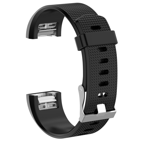 For Fitbit Charge 2 Common Texture Silicone Watch Band with Buckle, Size:S(Black)
For Fitbit Charge 2 Common Texture Silicone Watch Band with Buckle, Size:S(Black)