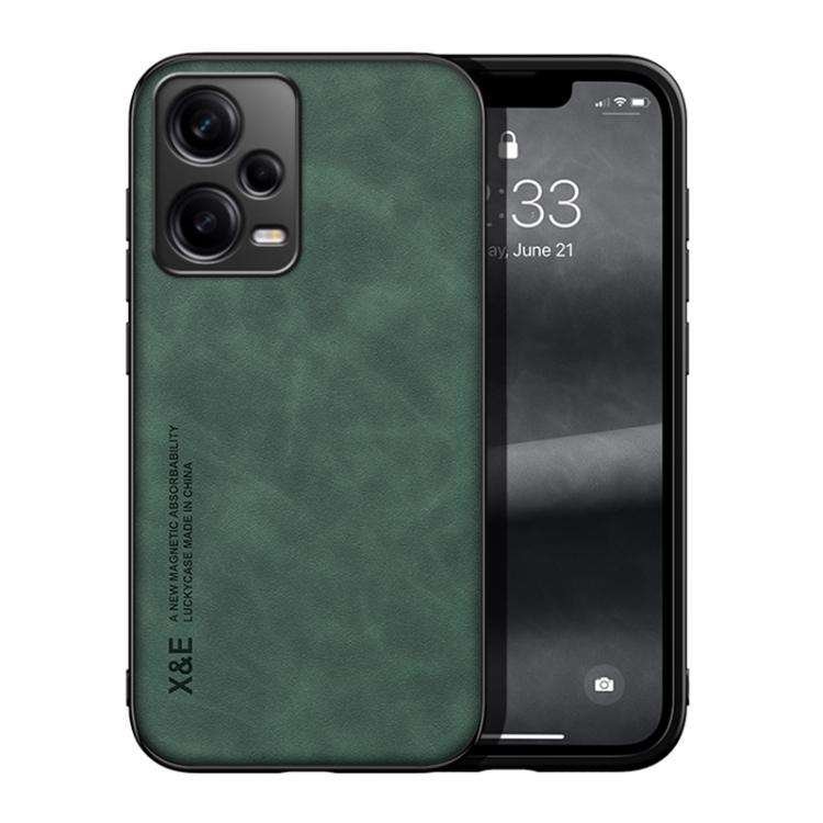 For Xiaomi Redmi Note 12 Global Lamba Skin Feel Magnetic Leather Phone Case(Green)
For Xiaomi Redmi Note 12 Global Lamba Skin Feel Magnetic Leather Phone Case(Green)