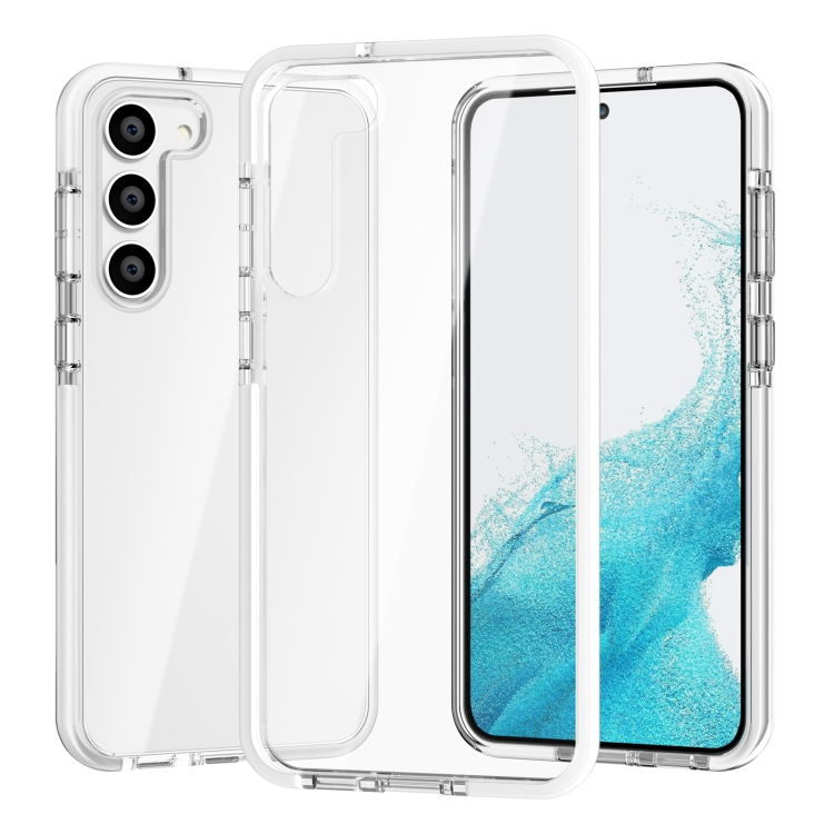 For Samsung Galaxy S23+ 5G Two-color High-transparency TPU+TPE Phone Case(Transparent White)
For Samsung Galaxy S23+ 5G Two-color High-transparency TPU+TPE Phone Case(Transparent White)