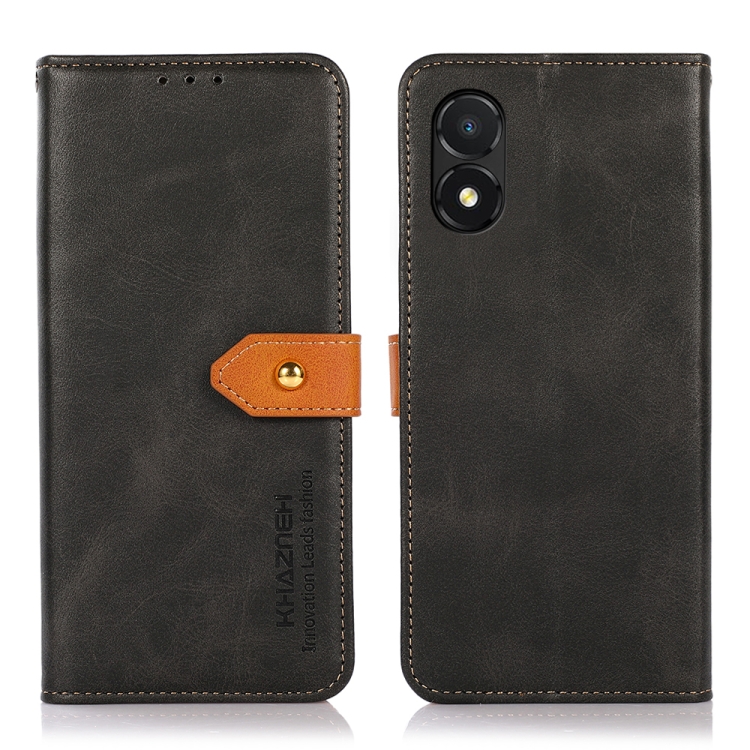 For Honor X5 KHAZNEH Dual-color Cowhide Texture Flip Leather Phone Case(Black)
For Honor X5 KHAZNEH Dual-color Cowhide Texture Flip Leather Phone Case(Black)
