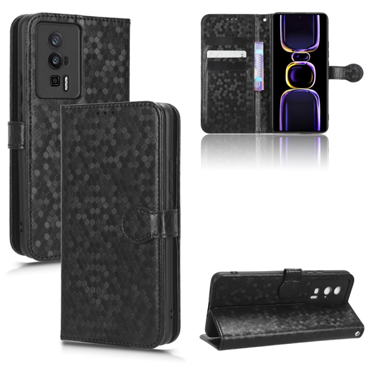 For Xiaomi Redmi K60 5G / K60 Pro / K60 Championship Edition Honeycomb Dot Texture Leather Phone Case(Black)
For Xiaomi Redmi K60 5G / K60 Pro / K60 Championship Edition Honeycomb Dot Texture Leather Phone Case(Black)