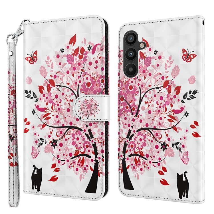 For Samsung Galaxy A34 5G 3D Painting Pattern TPU + PU Leather Phone Case(Cat Under The Tree)
For Samsung Galaxy A34 5G 3D Painting Pattern TPU + PU Leather Phone Case(Cat Under The Tree)