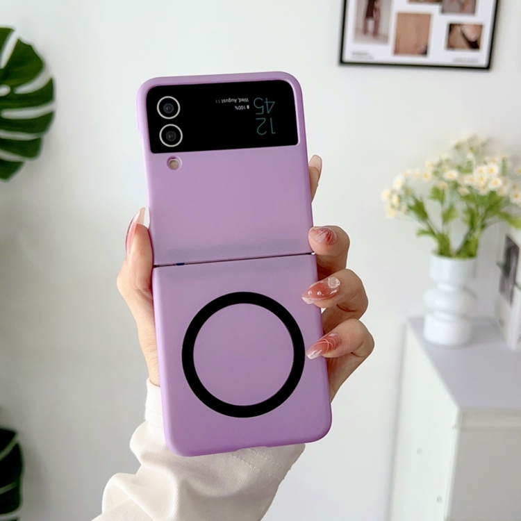 For Samsung Galaxy Z Flip3 5G Skin Feel Magnetic Shockproof Protective Phone Case(Purple)
For Samsung Galaxy Z Flip3 5G Skin Feel Magnetic Shockproof Protective Phone Case(Purple)