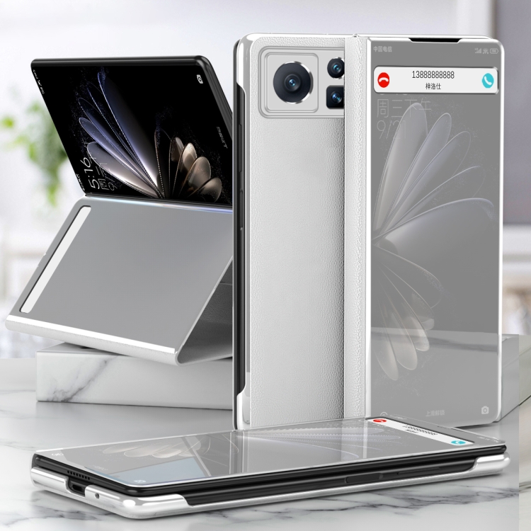 For Xiaomi Mix Fold 2 Electroplated Mirror Leather Phone Case with Holder(Silver)
For Xiaomi Mix Fold 2 Electroplated Mirror Leather Phone Case with Holder(Silver)