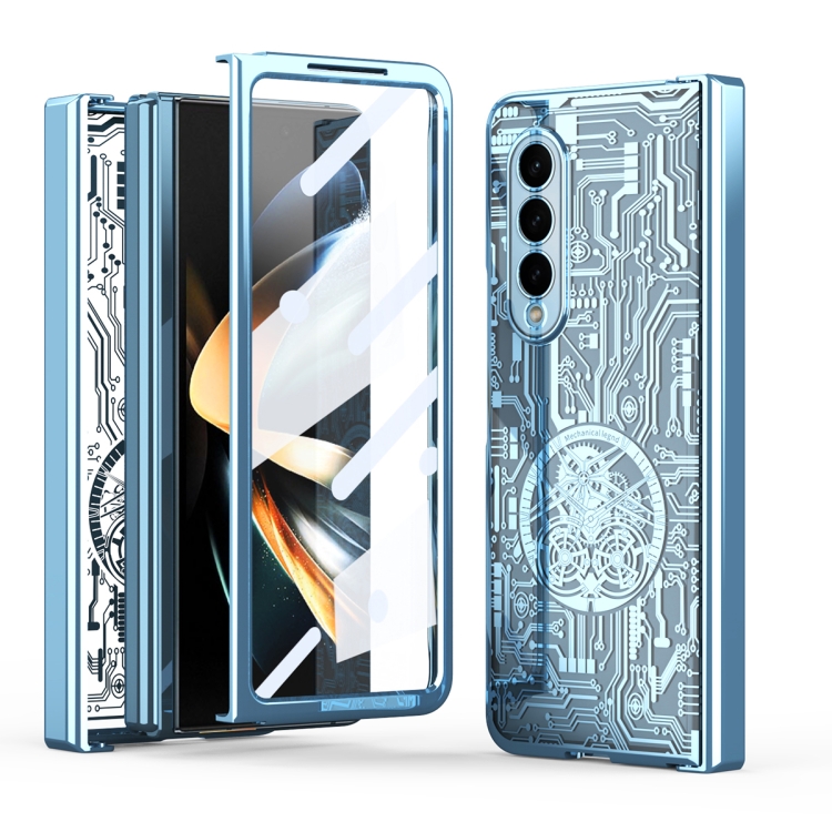 For Samsung Galaxy Z Fold4 5G Mechanical Legend Integrated Electroplating All-inclusive Phone Case(Blue)
For Samsung Galaxy Z Fold4 5G Mechanical Legend Integrated Electroplating All-inclusive Phone Case(Blue)