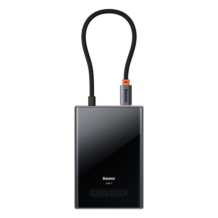 Baseus WKYY030413 8 in 1 USB-C / Type-C to HDMIx2+DP8K+VGA+USB3.0x2+USB-C / Type-C+PD HUB Adapter(Space Grey)
Baseus WKYY030413 8 in 1 USB-C / Type-C to HDMIx2+DP8K+VGA+USB3.0x2+USB-C / Type-C+PD HUB Adapter(Space Grey)