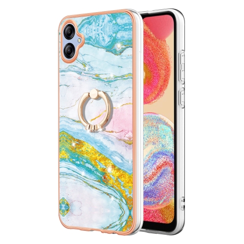 For Samsung Galaxy A04e Electroplating Marble IMD TPU Phone Case with Ring Holder(Green 004)
For Samsung Galaxy A04e Electroplating Marble IMD TPU Phone Case with Ring Holder(Green 004)