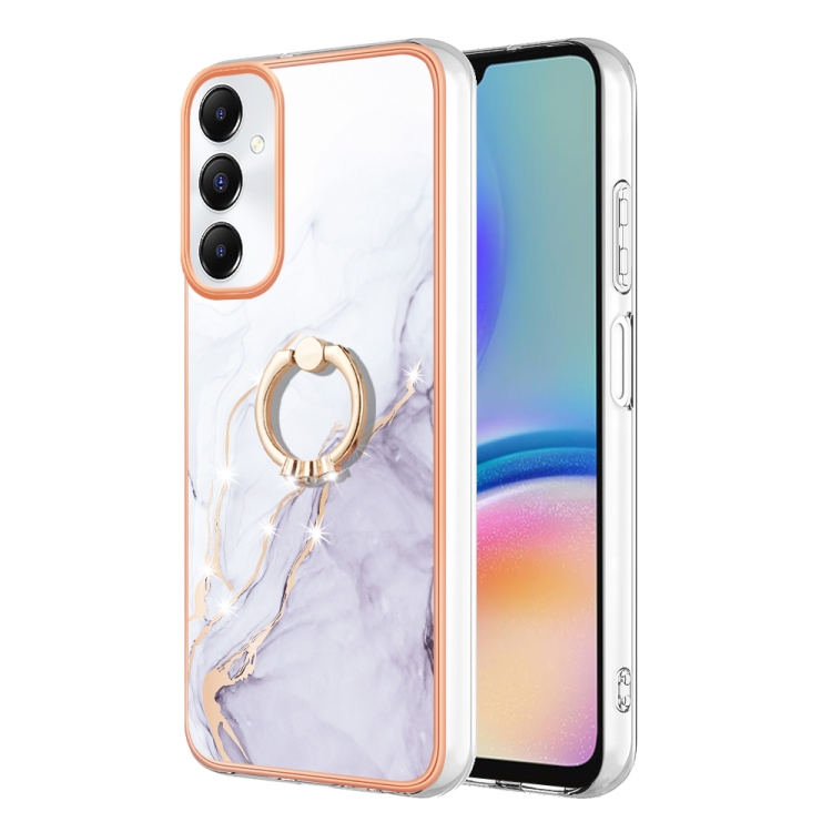 For Samsung Galaxy A05s Electroplating Marble IMD TPU Phone Case with Ring Holder(White 006)
For Samsung Galaxy A05s Electroplating Marble IMD TPU Phone Case with Ring Holder(White 006)