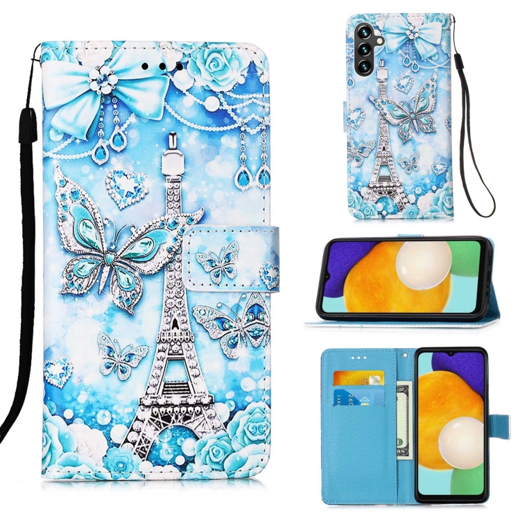 For Samsung Galaxy A34 5G Colored Drawing Pattern Plain Weave Leather Phone Case(Tower Butterfly)
For Samsung Galaxy A34 5G Colored Drawing Pattern Plain Weave Leather Phone Case(Tower Butterfly)