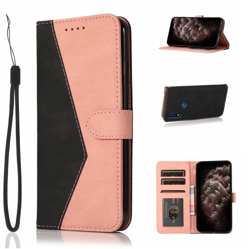 For Motorola Moto E 2020 Dual-color Stitching Leather Phone Case(Black Rose Gold)
For Motorola Moto E 2020 Dual-color Stitching Leather Phone Case(Black Rose Gold)