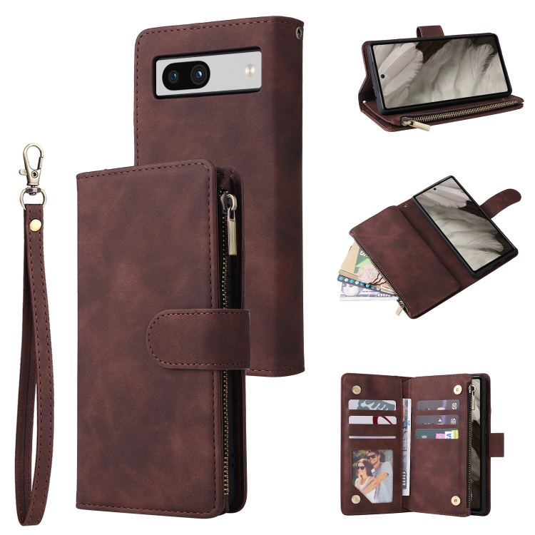 For Google Pixel 7A Multifunctional Multi-Card Wallet Phone Leather Case(Coffee)
For Google Pixel 7A Multifunctional Multi-Card Wallet Phone Leather Case(Coffee)