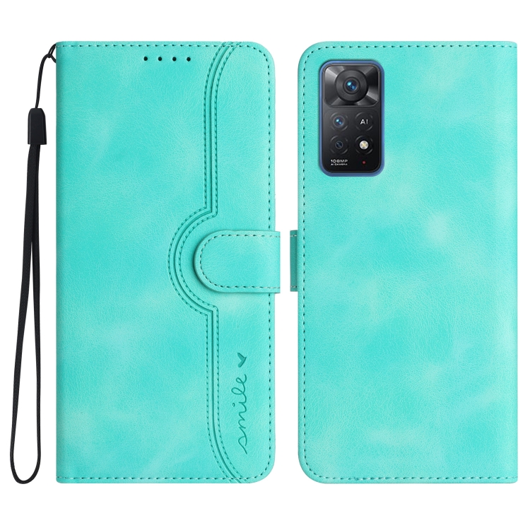 For Xiaomi Redmi Note 11 Pro 4G/5G Global Heart Pattern Skin Feel Leather Phone Case(Light Blue)
For Xiaomi Redmi Note 11 Pro 4G/5G Global Heart Pattern Skin Feel Leather Phone Case(Light Blue)