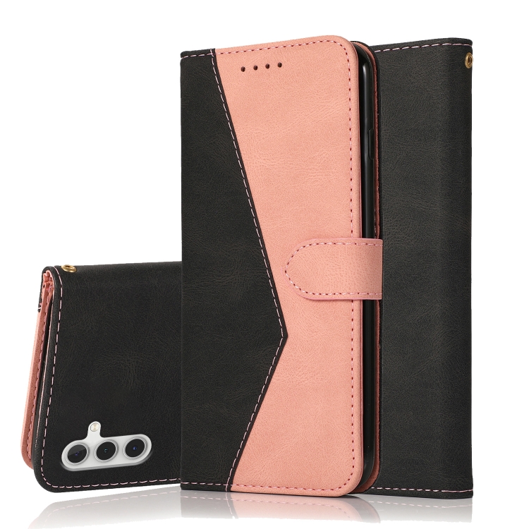 For Samsung Galaxy A14 / A04s Dual-color Stitching Leather Phone Case(Black Rose Gold)
For Samsung Galaxy A14 / A04s Dual-color Stitching Leather Phone Case(Black Rose Gold)