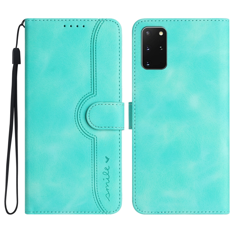 For Samsung Galaxy S20+ Heart Pattern Skin Feel Leather Phone Case(Light Blue)
For Samsung Galaxy S20+ Heart Pattern Skin Feel Leather Phone Case(Light Blue)