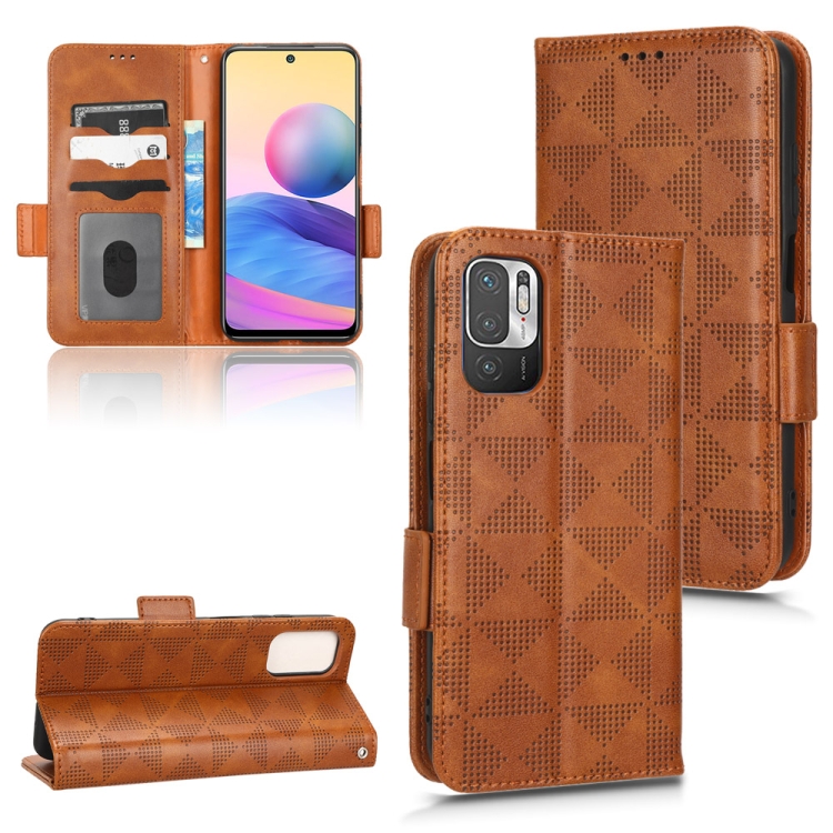 For Xiaomi Redmi Note 10 5G / 10T 5G Symmetrical Triangle Leather Phone Case(Brown)
For Xiaomi Redmi Note 10 5G / 10T 5G Symmetrical Triangle Leather Phone Case(Brown)