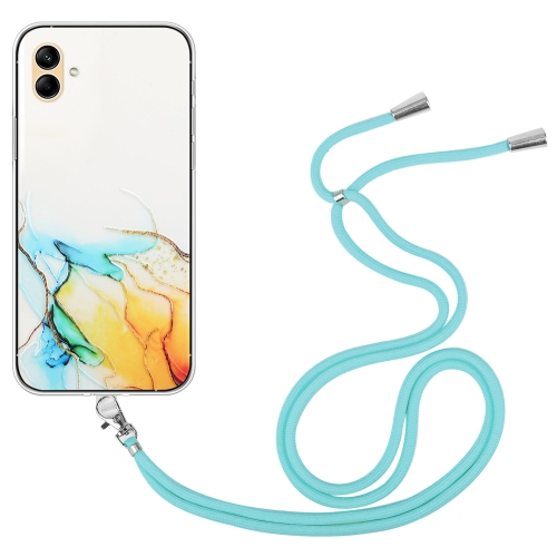 For Samsung Galaxy A04e Hollow Marble Pattern TPU Shockproof Phone Case with Neck Strap Rope(Yellow)
For Samsung Galaxy A04e Hollow Marble Pattern TPU Shockproof Phone Case with Neck Strap Rope(Yellow)