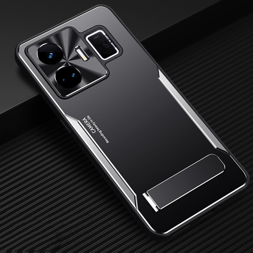 For Realme GT Neo5 Blade Series TPU + Titanium Alloy Phone Case with Holder(Black Silver)
For Realme GT Neo5 Blade Series TPU + Titanium Alloy Phone Case with Holder(Black Silver)