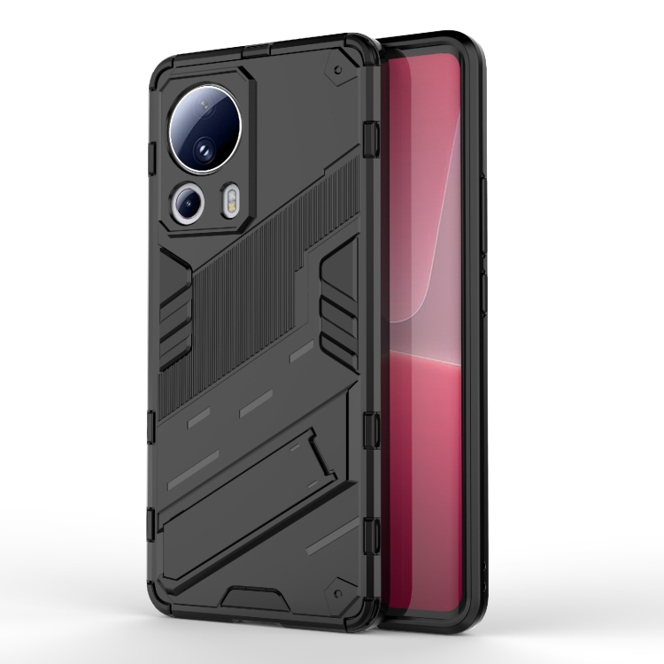 For Xiaomi 13 Lite Punk Armor 2 in 1 PC + TPU Shockproof Phone Case with Holder(Black)
For Xiaomi 13 Lite Punk Armor 2 in 1 PC + TPU Shockproof Phone Case with Holder(Black)