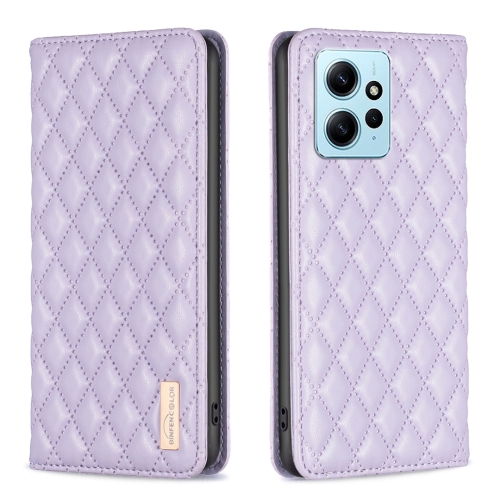 For Xiaomi Redmi Note 12 4G Global Diamond Lattice Magnetic Leather Flip Phone Case(Purple)
For Xiaomi Redmi Note 12 4G Global Diamond Lattice Magnetic Leather Flip Phone Case(Purple)