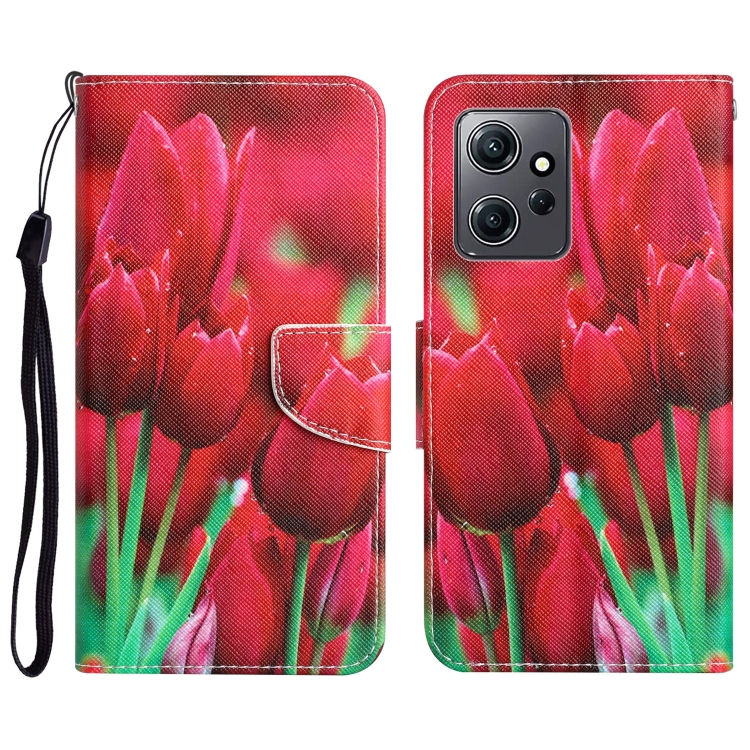 For Xiaomi Redmi Note 12 4G Global Colored Drawing Leather Phone Case(Tulips)
For Xiaomi Redmi Note 12 4G Global Colored Drawing Leather Phone Case(Tulips)
