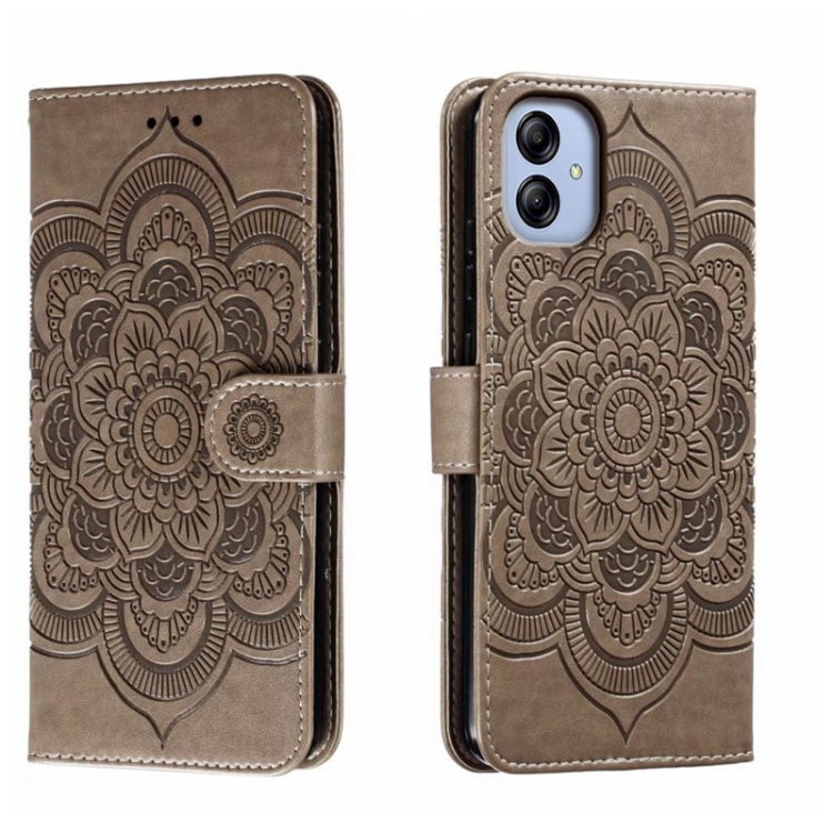 For Samsung Galaxy A04e Sun Mandala Embossing Pattern Phone Leather Case(Grey)
For Samsung Galaxy A04e Sun Mandala Embossing Pattern Phone Leather Case(Grey)