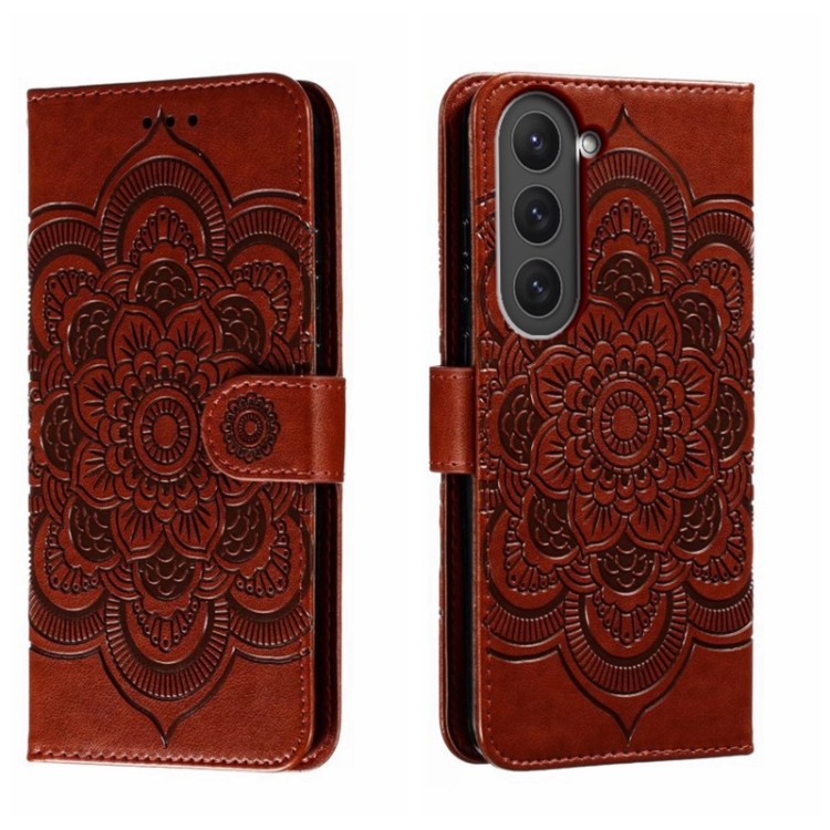For Samsung Galaxy S23 5G Sun Mandala Embossing Pattern Phone Leather Case(Brown)
For Samsung Galaxy S23 5G Sun Mandala Embossing Pattern Phone Leather Case(Brown)