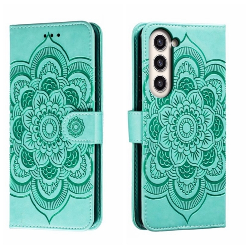 For Samsung Galaxy S23+ 5G Sun Mandala Embossing Pattern Phone Leather Case(Green)
For Samsung Galaxy S23+ 5G Sun Mandala Embossing Pattern Phone Leather Case(Green)