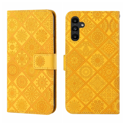 For Samsung Galaxy A24 4G Ethnic Style Embossed Pattern Leather Phone Case(Yellow)
For Samsung Galaxy A24 4G Ethnic Style Embossed Pattern Leather Phone Case(Yellow)