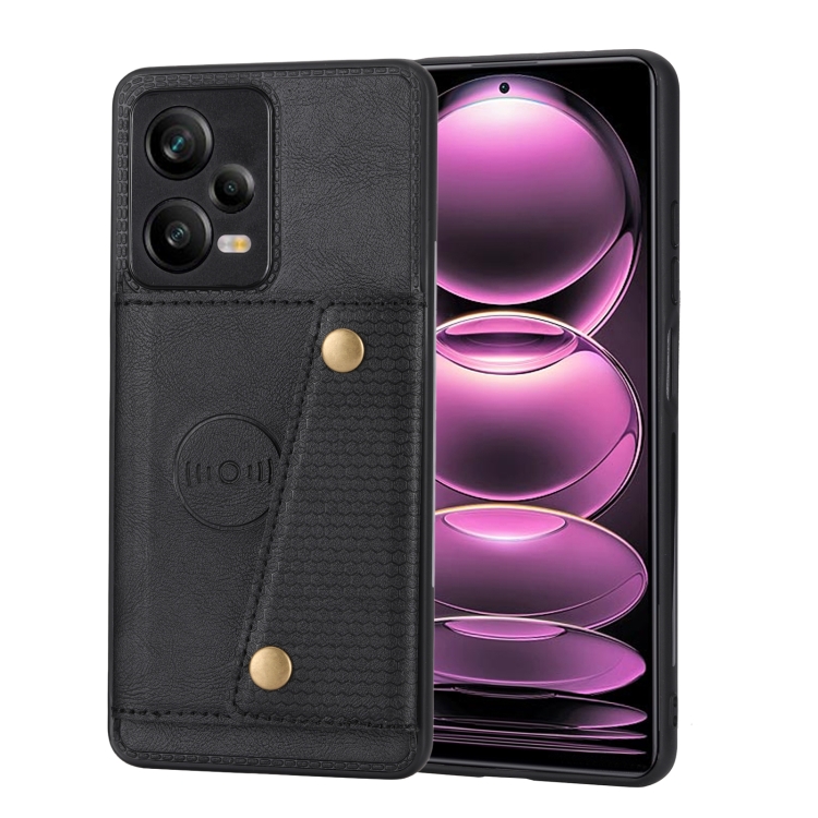 For Xiaomi Redmi Note 12 Pro+ 5G Global Double Buckle Magnetic Phone Case(Black)
For Xiaomi Redmi Note 12 Pro+ 5G Global Double Buckle Magnetic Phone Case(Black)