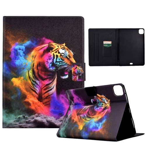 For iPad Pro 11 2020/2018 / Air 2020 Coloured Drawing Smart Leather Tablet Case(Tiger)
For iPad Pro 11 2020/2018 / Air 2020 Coloured Drawing Smart Leather Tablet Case(Tiger)