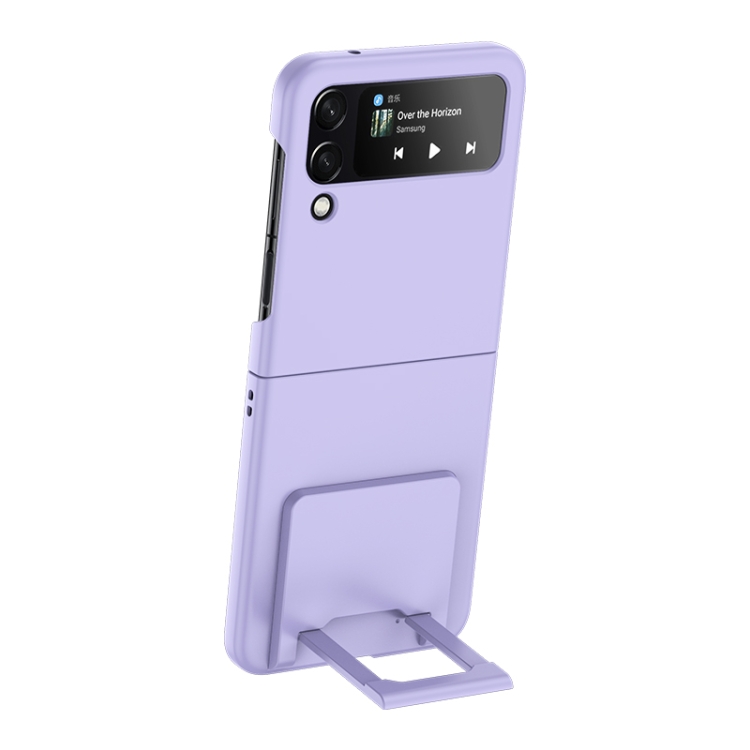 For Samsung Galaxy Z Flip3 5G Skin-feel Shockproof Full Coverage Phone Case with Holder(Purple)
For Samsung Galaxy Z Flip3 5G Skin-feel Shockproof Full Coverage Phone Case with Holder(Purple)