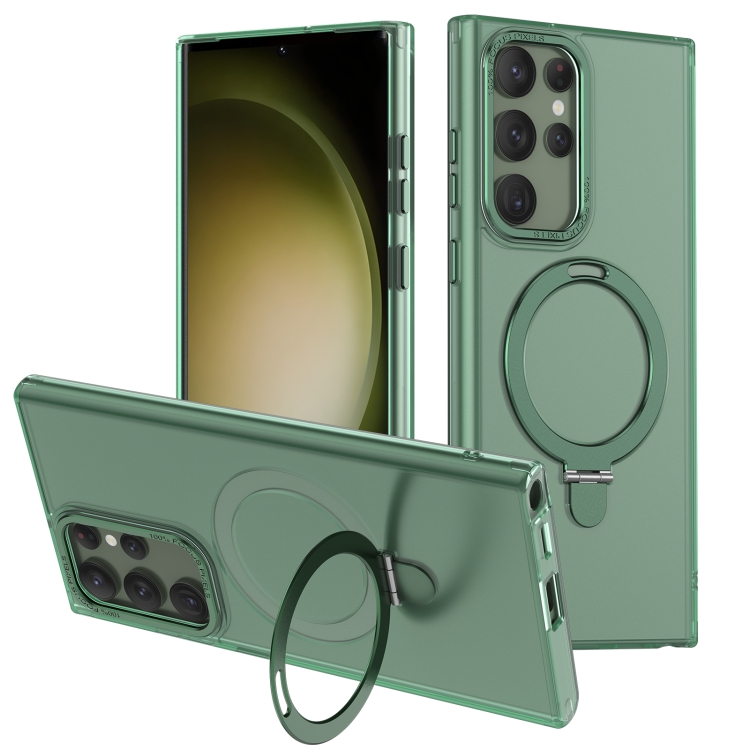 For Samsung Galaxy S22 Ultra 5G LK 3 in 1 MagSafe Magnetic Holder Phone Case(Green)
For Samsung Galaxy S22 Ultra 5G LK 3 in 1 MagSafe Magnetic Holder Phone Case(Green)