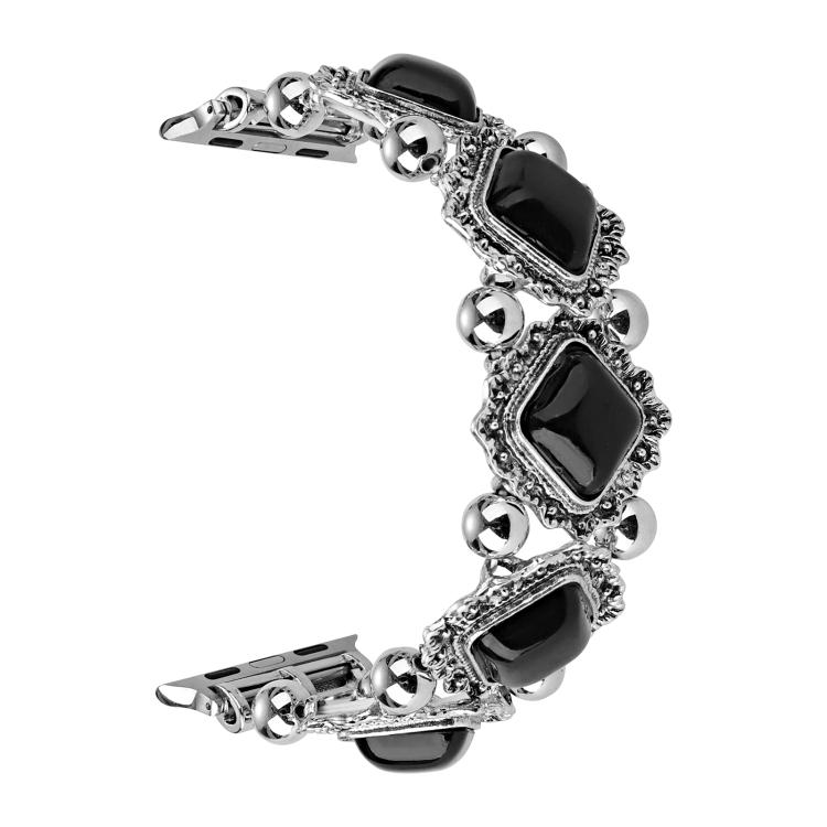Retro Pine Stone Metal Watch Band For Apple Watch Ultra 49mm / Series 8&7 45mm / SE 2&6&SE&5&4 44mm / 3&2&1 42mm (Black)
Retro Pine Stone Metal Watch Band For Apple Watch Ultra 49mm / Series 8&7 45mm / SE 2&6&SE&5&4 44mm / 3&2&1 42mm (Black)