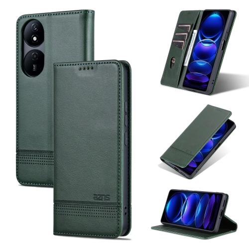 For Honor Play 50 Plus AZNS Magnetic Calf Texture Flip Leather Phone Case(Dark Green)
For Honor Play 50 Plus AZNS Magnetic Calf Texture Flip Leather Phone Case(Dark Green)