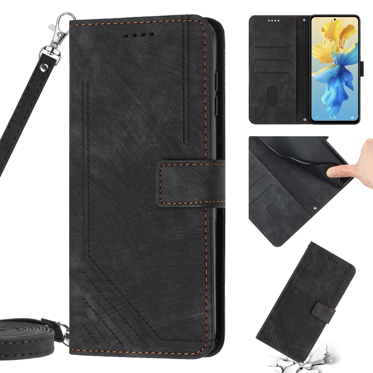 For Infinix Hot 11 2022 Skin Feel Stripe Pattern Leather Phone Case with Lanyard(Black)
For Infinix Hot 11 2022 Skin Feel Stripe Pattern Leather Phone Case with Lanyard(Black)