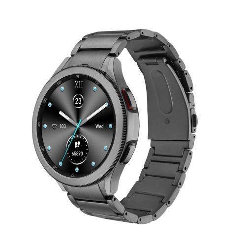 For Samsung Galaxy Watch5 / Watch5 Pro / Watch4 / Watch4 Classic Universal Titanium Alloy Three Plants Flat Buckle Watch Band(Grey)
For Samsung Galaxy Watch5 / Watch5 Pro / Watch4 / Watch4 Classic Universal Titanium Alloy Three Plants Flat Buckle Watch Band(Grey)