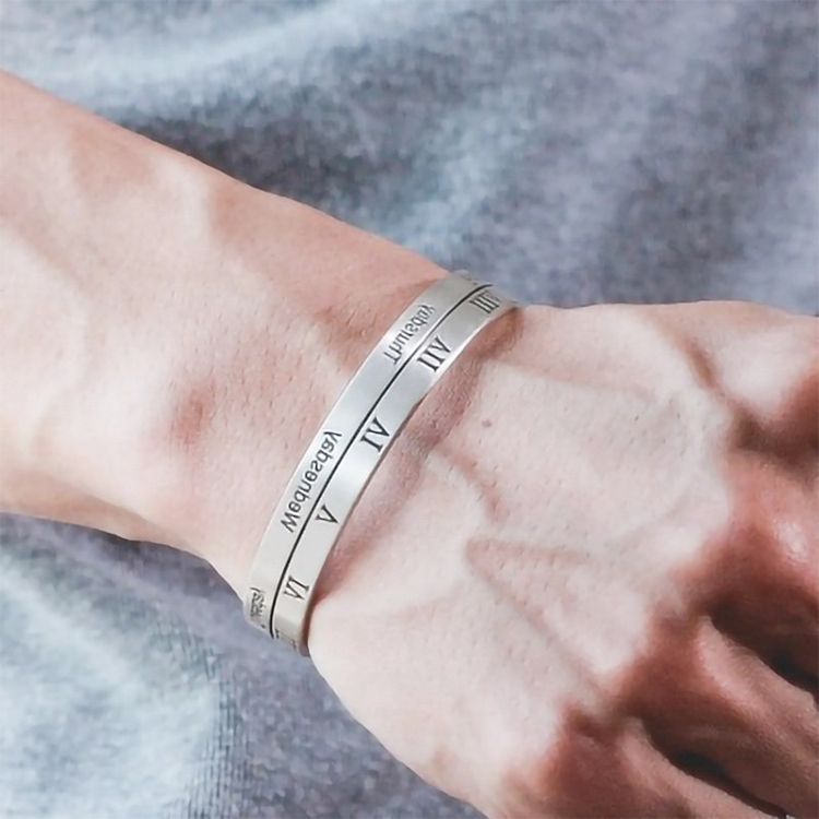 925 Sterling Silver Vintage Open Bracelet Hand Decoration, Specification:SL0162
925 Sterling Silver Vintage Open Bracelet Hand Decoration, Specification:SL0162