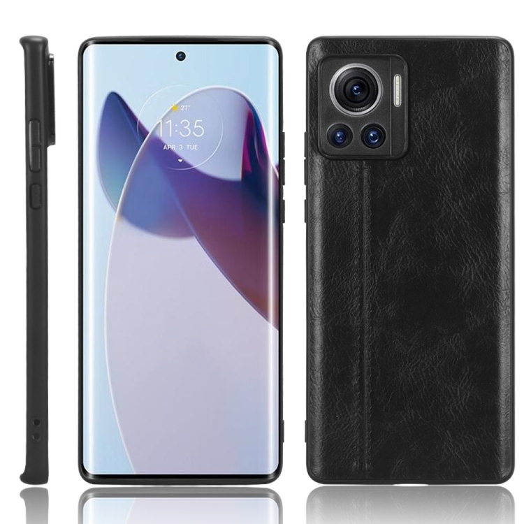 For Motorola Edge 30 Ultra / Moto X30 Pro Sewing Cow Pattern Skin PC + PU + TPU Phone Case(Black)
For Motorola Edge 30 Ultra / Moto X30 Pro Sewing Cow Pattern Skin PC + PU + TPU Phone Case(Black)
