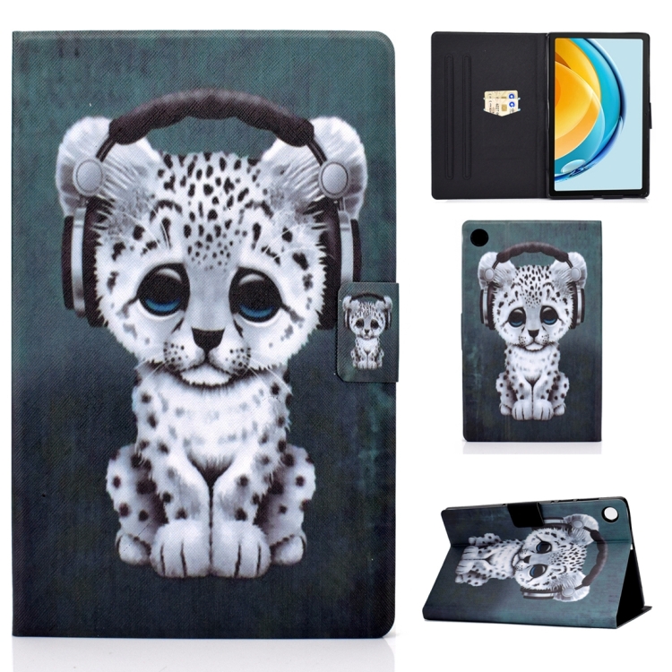 For Huawei Matepad SE 10.4 2022 Electric Pressed Colored Drawing Leather Tablet Case(Music Leopard)
For Huawei Matepad SE 10.4 2022 Electric Pressed Colored Drawing Leather Tablet Case(Music Leopard)