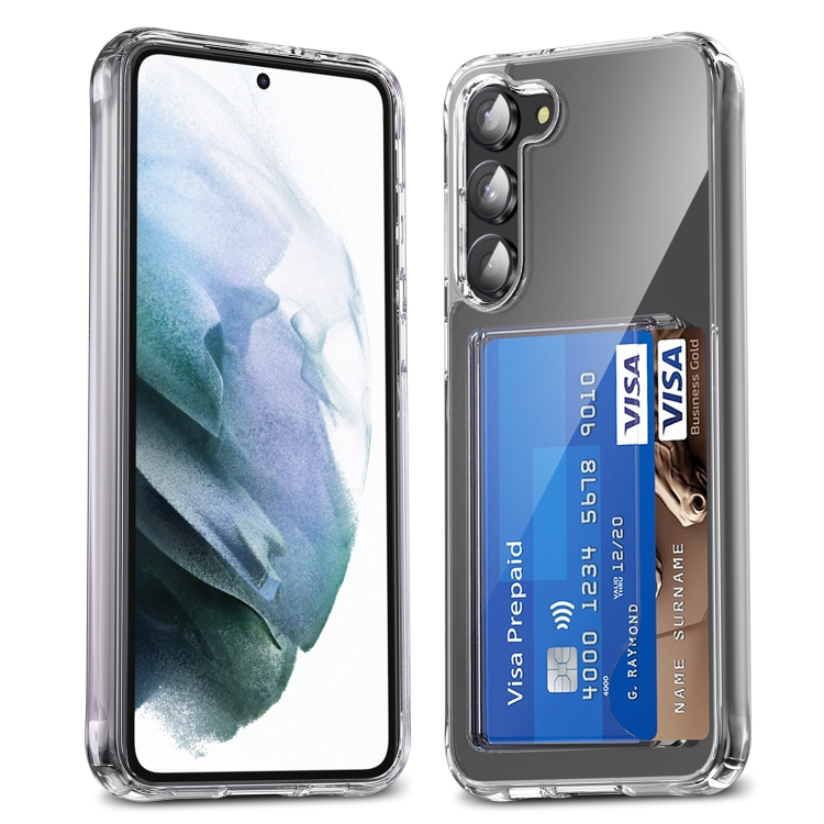 For Samsung Galaxy S23 5G Four-Corner Shockproof Transparent Phone Case with Card Slot
For Samsung Galaxy S23 5G Four-Corner Shockproof Transparent Phone Case with Card Slot
