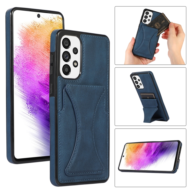 For Samsung Galaxy A73 5G Ultra-thin Shockproof Phone Protective Case with Holder(Blue)
For Samsung Galaxy A73 5G Ultra-thin Shockproof Phone Protective Case with Holder(Blue)