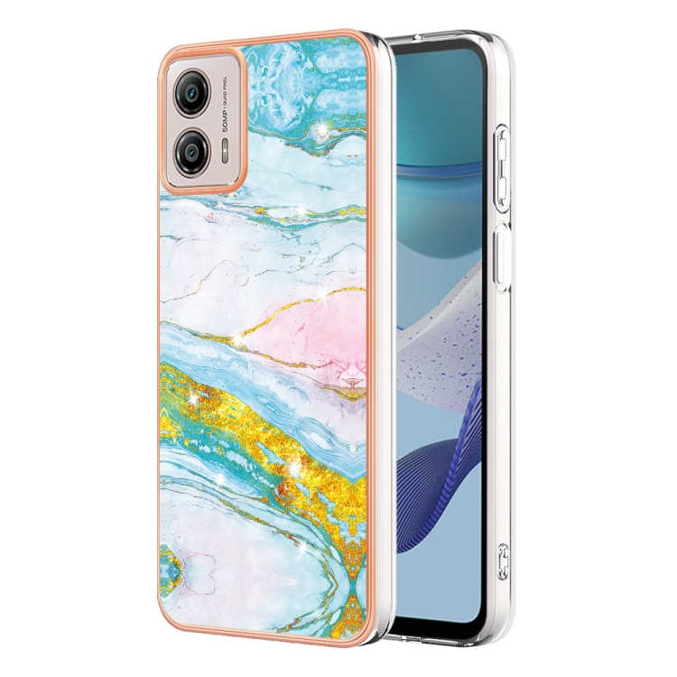 For Motorola Moto G53 Electroplating Marble Dual-side IMD Phone Case(Green 004)
For Motorola Moto G53 Electroplating Marble Dual-side IMD Phone Case(Green 004)