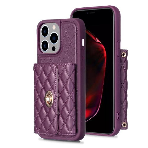 For iPhone 14 Pro Max Horizontal Wallet Rhombic Leather Phone Case(Dark Purple)
For iPhone 14 Pro Max Horizontal Wallet Rhombic Leather Phone Case(Dark Purple)