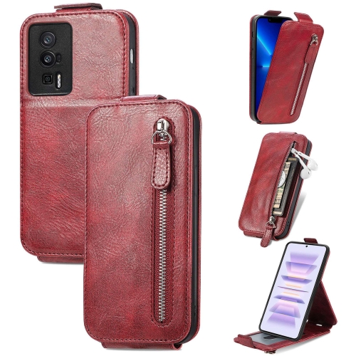 For Xiaomi Redmi K60 Pro Zipper Wallet Vertical Flip Leather Phone Case(Red)
For Xiaomi Redmi K60 Pro Zipper Wallet Vertical Flip Leather Phone Case(Red)
