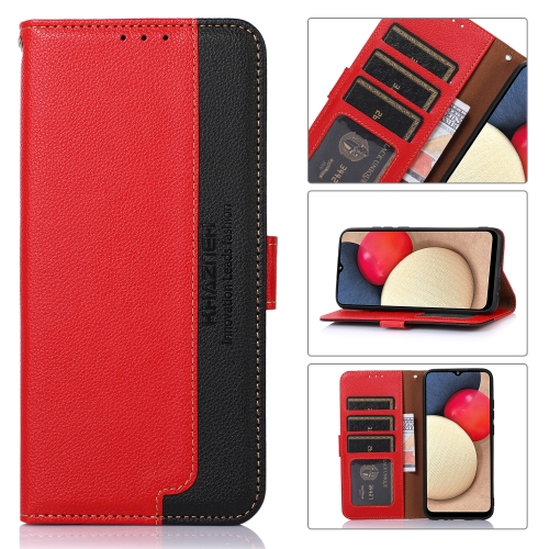 

For Motorola Moto G84 5G KHAZNEH Litchi Texture Leather RFID Phone Case(Red)